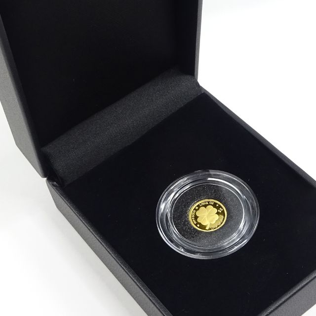 純金貨(K24) 四つ葉のクローバー1/30ozコイン2025年 世界1000枚限定！ロイヤルミント（英国王立造幣局）製造クック・アイランズ政府発行_2