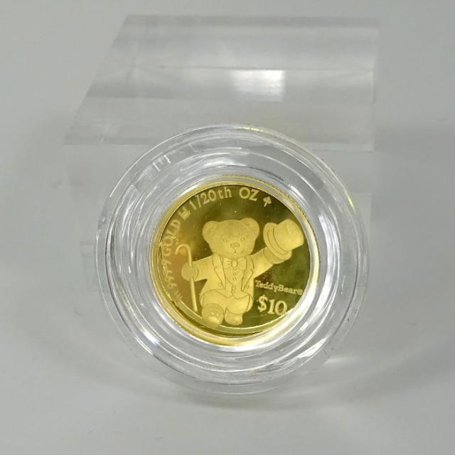 純金コイン金貨K24テディベア金貨 24金（K24） 1/20oz ＄10 2026年限定品 専用ケース保証書付き【ギフトラッピング済み】_1