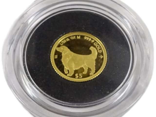 純金ゴールデン レトリーバー コイン 金貨 限定DOG COIN 1/30oz 純金ゴールデン レトリーバー コイン 金貨 限定DOG COIN 1/30oz