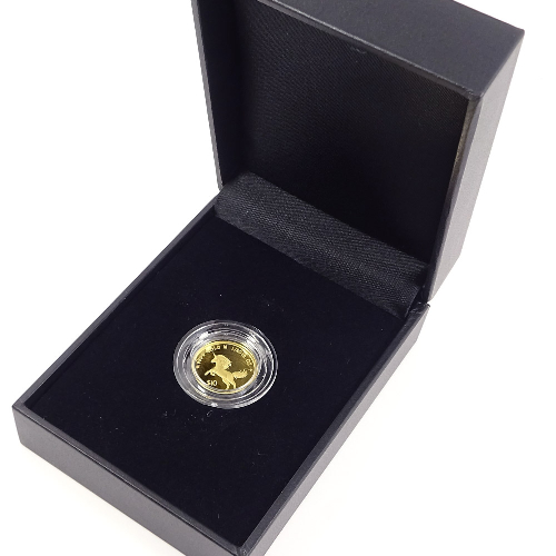 ユニコーン 純金K24金コイン金貨 1/20オンス（10$）裏面