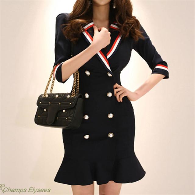 ワンピースレディース Ol風 折り襟 ショートタイトワンピース 韓国風 スーツワンピース セミフォーマル おしゃれ 着痩せ 上品 代30代 の通販はau Pay マーケット Champs Elysees