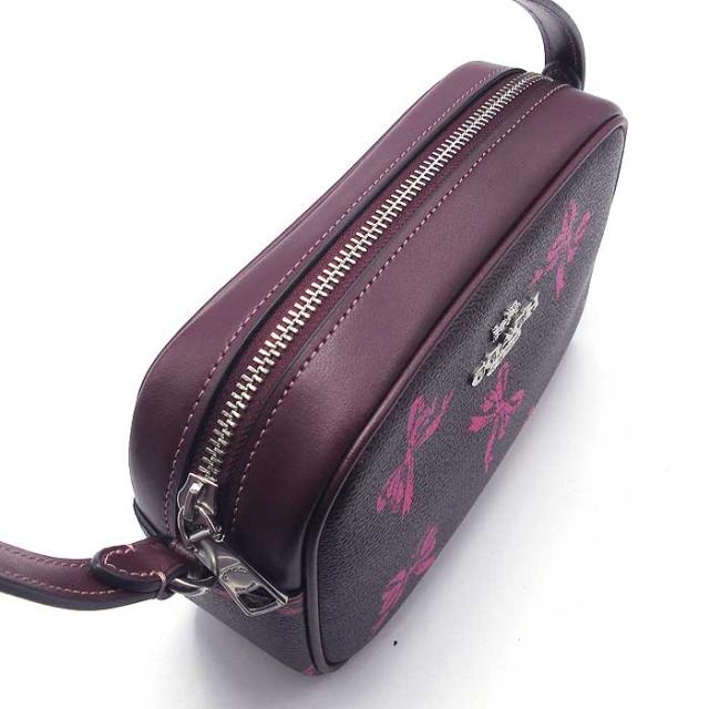 コーチ バッグ ショルダーバッグ COACH ジェイミー ボウ プリント ミニ カメラバッグ 斜め掛け CAA97 SVXD2 (メルローマルチ) アウトレット レディース コーチ バッグ ショルダーバッグ COACH ジェイミー ボウ プリント ミニ