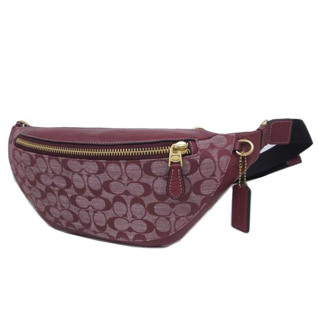 コーチ ショルダーバッグ ウエストポーチ COACH シグネチャー シャンブレー ワーレン ベルトバッグ ボディバッグ CG994 B4/WN アウトレット メンズ