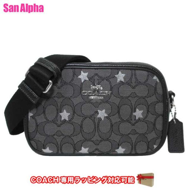 コーチ バッグ ショルダーバッグ COACH シグネチャー スタージャカード エンブロイダリー ミニ ジェイミー カメラバッグ 斜め掛け CO926 SVWFV(スモーク×ブラックマルチ) アウトレット レディースの通販は 15,400円