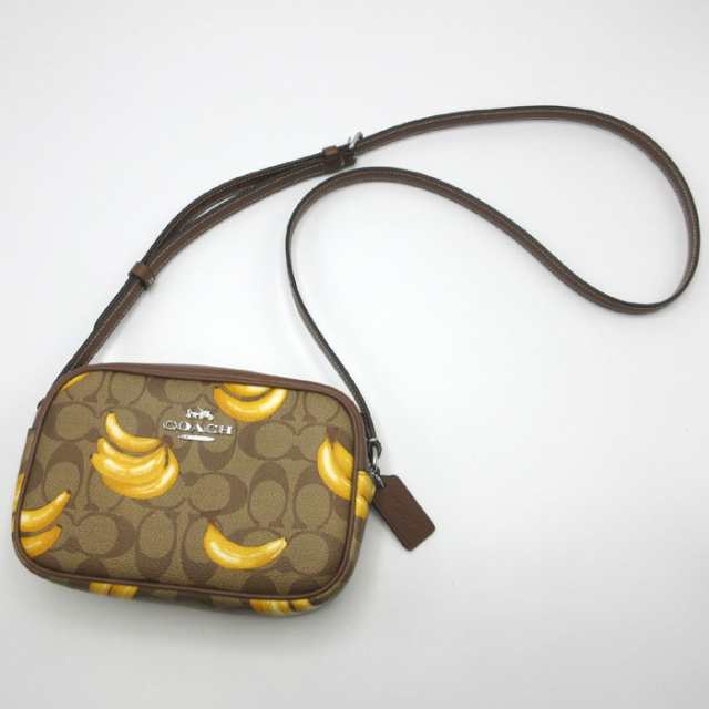 コーチ バッグ ショルダーバッグ COACH シグネチャー バナナ プリント 