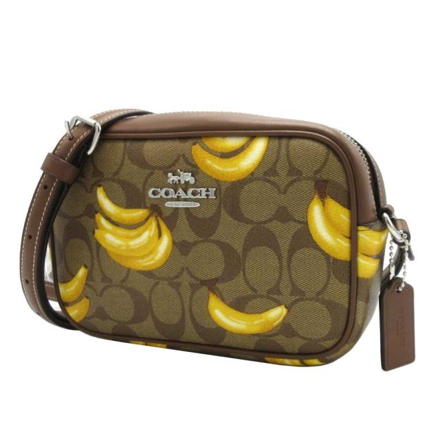 コーチ バッグ ショルダーバッグ COACH シグネチャー バナナ プリント 