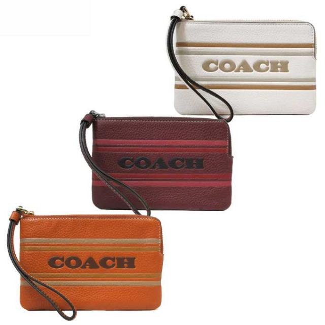 コーチ COACH ポーチ コーナー ジップ リストレット シグネチャー
