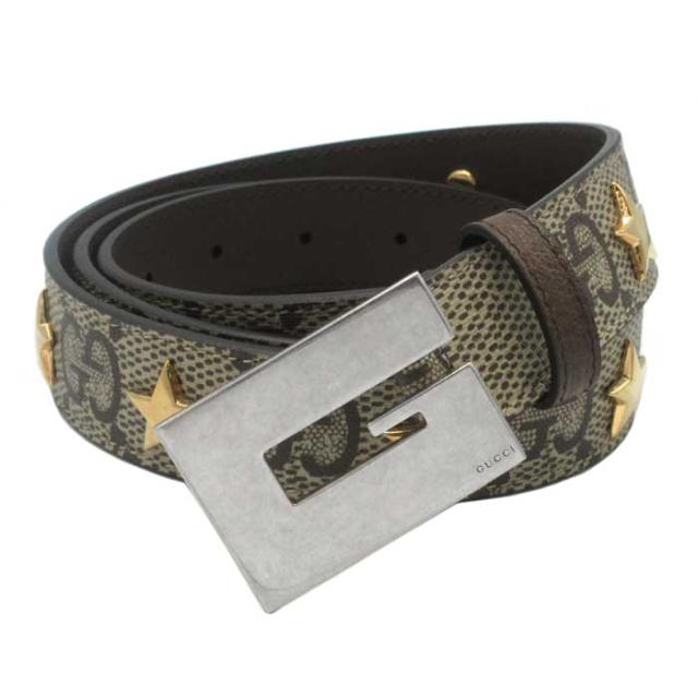 グッチ ベルト アパレル GUCCI Gモチーフアンティークバックル金具 GG
