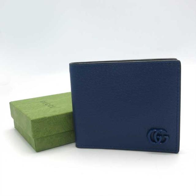GUCCI GGマーモント メンズ二つ折り財布 GUCCI（グッチ） 財布 GUCCI GGマーモント 二つ折り財布 ブランド