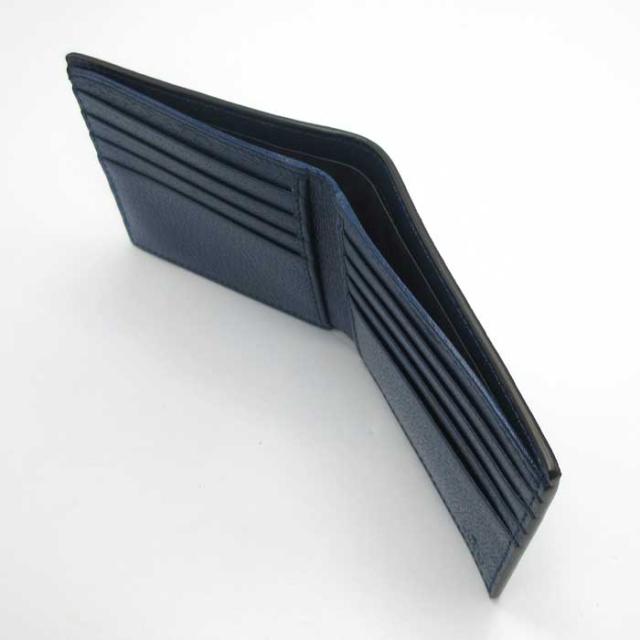 グッチ 折り財布 カードケース ゴースト GG マーモント ネイビー グッチ 折り財布 カードケース ゴースト GG マーモント ネイビー