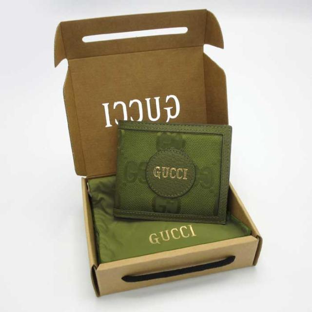 グッチ 財布 二つ折り財布(小銭入れ無) GUCCI オフ ザ グリッド