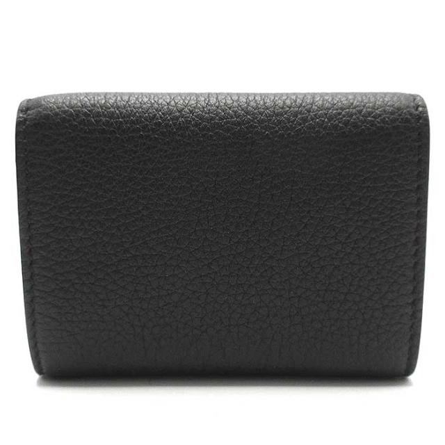 グッチ 財布 三つ折り財布 GUCCI レザー エンボスロゴ ミニウォレット