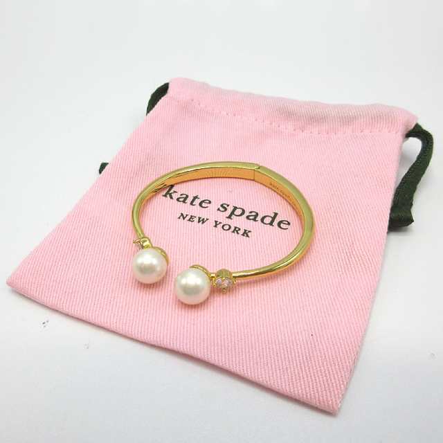 ケイトスペード アクセサリー kate spade パール オブ ウィズダム ビジュー バングル O0RU3145 143 (クリームマルチ×ゴールド) レディー