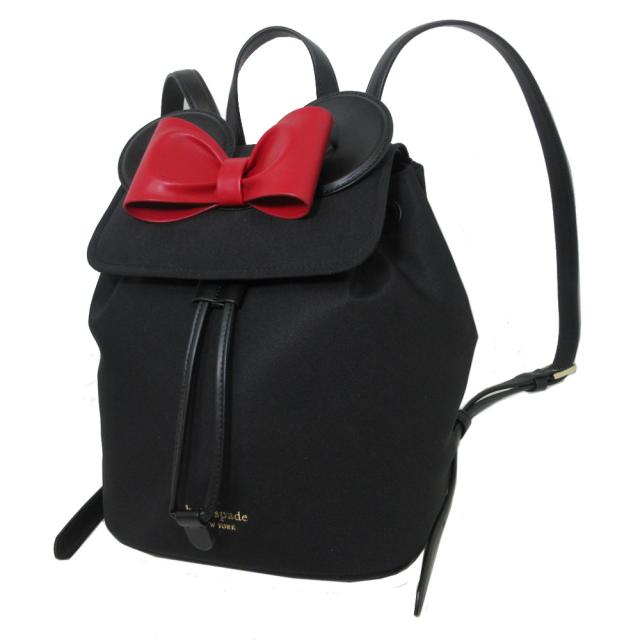 ケイトスペード バッグ ショルダーバッグ kate spade × Disney ディズニー ミニー 3D フラップ バックパック リュック KG589 001 (ブラック×マルチカラー) アウトレット レディースの通販は