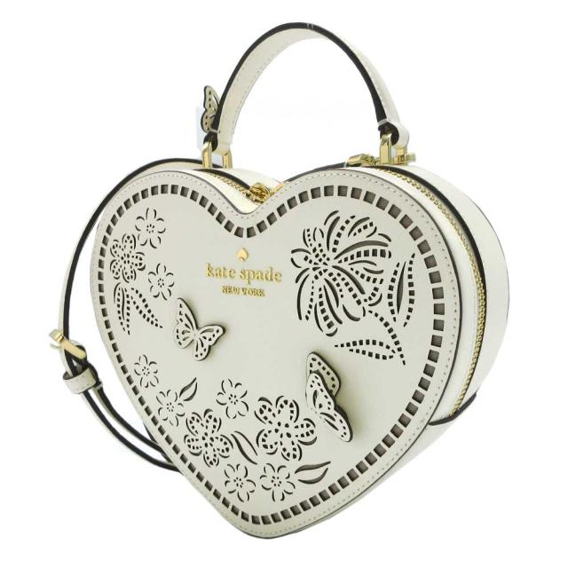 ケイトスペード ニューヨーク バッグ ショルダーバッグ kate spade NEW YORK フローラル ラブシャック ハート クロスボディ 2WAY 斜め掛け KL039 100(オフホワイト系) アウトレット レディース