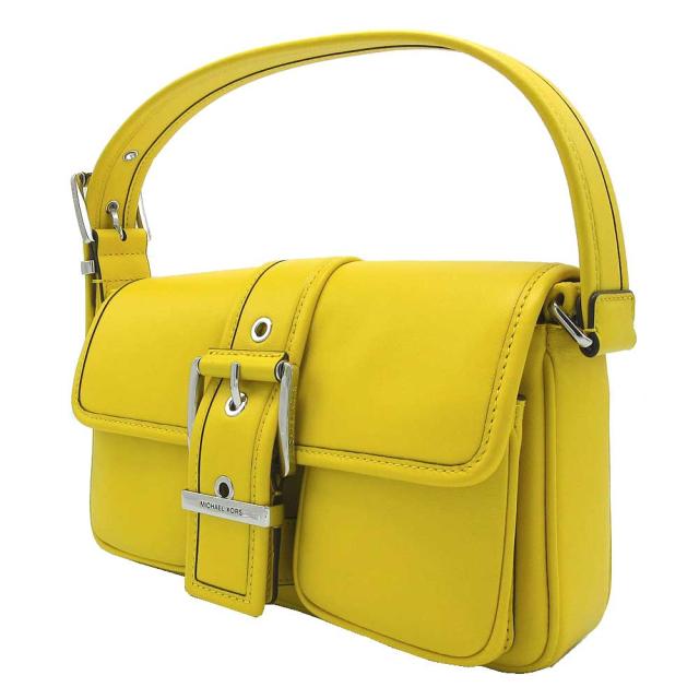 マイケル・コース バッグ ショルダーバッグ MICHAEL KORS コルビー レザー ミディアム フラップショルダー 肩掛け セミショルダー  30S4SBAL2L BRIGHT DANDELION(ブライト ダンデライオン) ブティック レディース