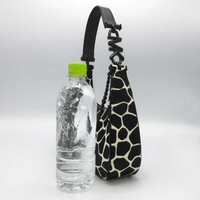 マイケル・コース バッグ ショルダーバッグ MICHAEL KORS ヘアカーフ パイパー アニマル プリント スモール ショルダー 肩掛け 32R3TP1C1B BLK/OPTICWHT (ブラック×オプティックホワイト) ブティック レディース マイケル・コース バッグ ショルダーバッグ MICHAEL KORS ヘアカーフ