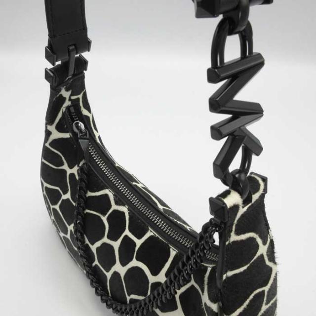 マイケル・コース バッグ ショルダーバッグ MICHAEL KORS ヘアカーフ パイパー アニマル プリント スモール ショルダー 肩掛け 32R3TP1C1B BLK/OPTICWHT (ブラック×オプティックホワイト) ブティック レディース マイケル・コース バッグ ショルダーバッグ MICHAEL KORS ヘアカーフ