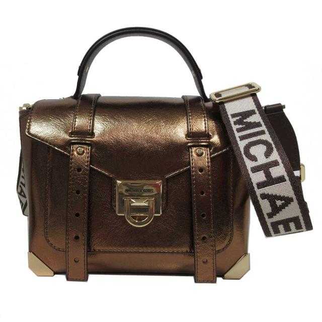 マイケルコース バッグ ハンドバッグ Michael Kors マンハッタン ミディアム PVCパテント 2WAY サッチェル 斜め掛け 35H3GNCS6M アウトレット レディースの通販は