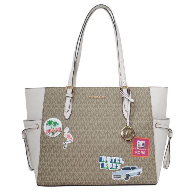 トートバッグ マイケルコース A4収納可 ホワイト MICHAEL KORS