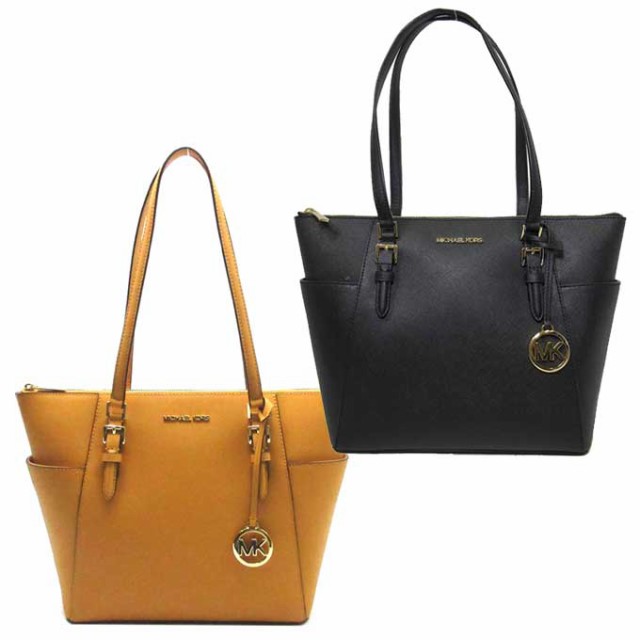 マイケルコース バッグ トートバッグ MICHAEL KORS シャーロット レザー ラージ ジップトート 肩掛け 35T0GCFT7L アウトレット レディースの通販は