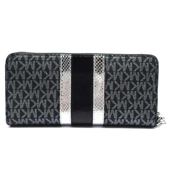 MICHAEL KORS ストライプ長財布 ベージュ MICHAEL KORS ストライプ長財布 - メルカリ