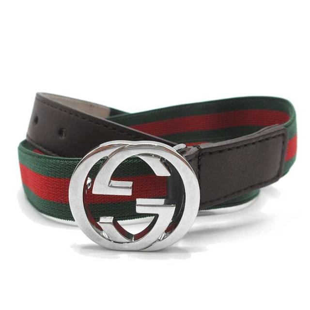 GUCCI グッチ ベルト インターロッキングG レザー サイズ：75/30