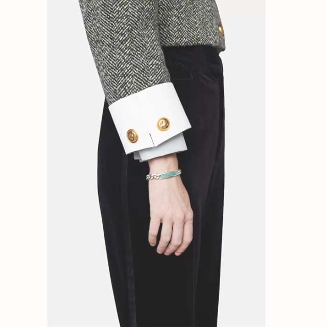 グッチ ブレスレット アクセサリー GUCCI ロゴエナメルプレート