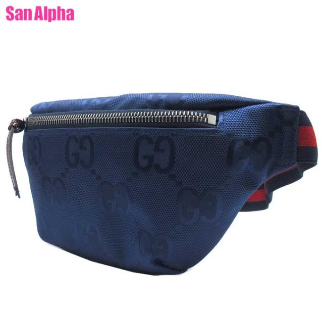 GUCCI グッチ　ナイロンショルダーバック　ネイビー GUCCI グッチナイロンショルダーバックネイビー