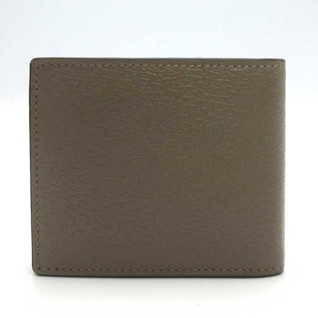 グッチ 財布 二つ折り財布 (小銭入れ無し) GUCCI GGマーモント レザー