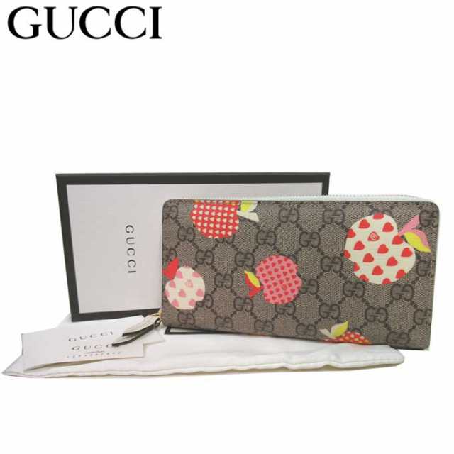 グッチ GUCCI 長財布 レディース 663924(ベージュ系マルチ) PVC レ