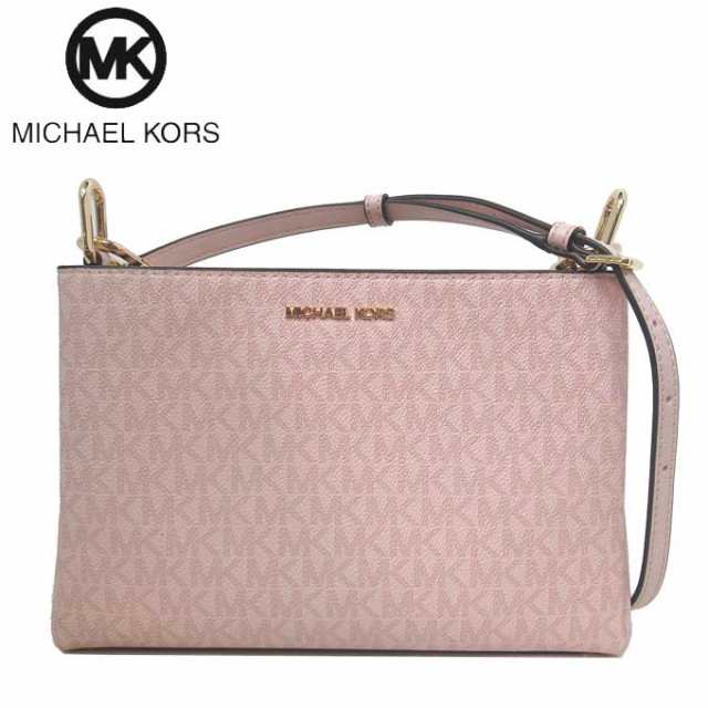 マイケルコース バッグ ショルダーバッグ MICHAEL KORS トリーシャ PVC ミディアム トリプル コンパートメント クロスボディー 35H1G9TC8B DK PWDR BLSH(ピンク系) アウトレット レディース の通販は