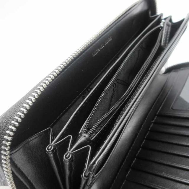 マイケル・コース 財布 長財布 MICHAEL KORS ジェット セット クロコ調型押しレザー トラベル 二つ折り ラウンドジップ ロングウォレット パスケース付き リストレット付き 32F4SJ6T3E BLACK (ブラック) ブティック レディース マイケル・コース 財布 長財布 MICHAEL KORS ジェット セット クロコ調