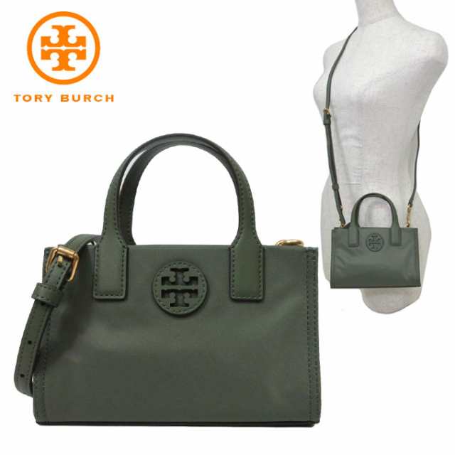 トリーバーチ ショルダーバッグ TORY BURCH エラ ナイロン ロゴ ミニ トート 146437 0223 300(パームリーフ) レディース  の通販はau PAY マーケット - SanAlpha | au PAY マーケット－通販サイト