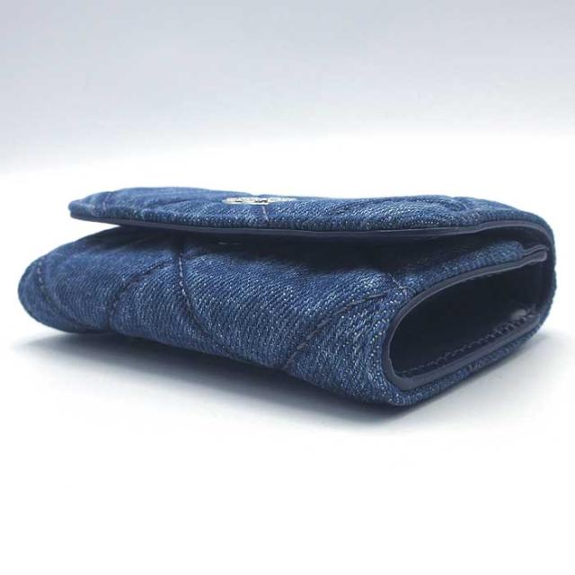 トリーバーチ カードケース TORY BURCH ウィラ デニム キルティング ウォッシュ加工 ロゴメタル カードホルダー 167997 0325 426 (DENIM：デニム) アウトレット レディース トリーバーチ カードケース TORY BURCH ウィラ デニム キルティング