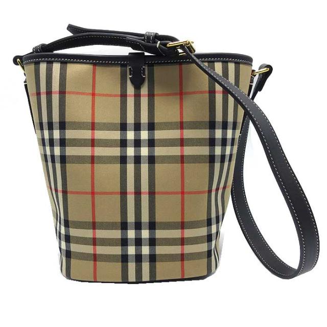 Burberry ベージュ チェック柄 ショルダーバッグ □新品□未使用 Burberry ベージュ チェック柄 ショルダーバッグ □新品□未使用