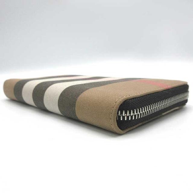 バーバリー 財布 長財布 BURBERRYLONDON コットン レザー チェック柄