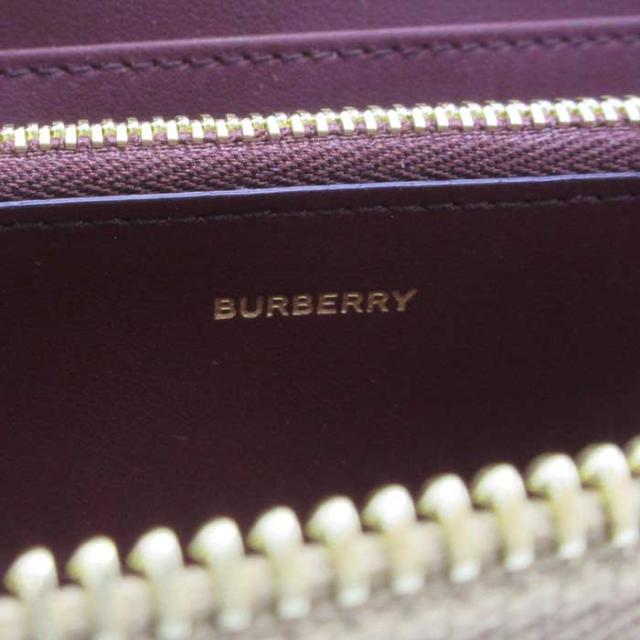 バーバリー 財布 長財布 BURBERRY レザー コットン ハウスチェック  