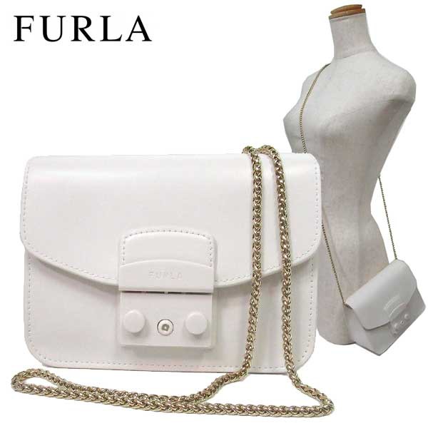 FURLA メトロポリス ミニ クロスボディ ポシェット ミニショルダーバッグ-