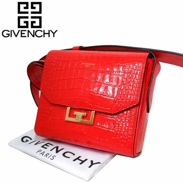 ジバンシィ GIVENCHY ショルダーバッグ レディース BB50B1B0LK 600(レッド) クロコ調 エデン スモールバッグ 肩掛け ｜au  PAY マーケット