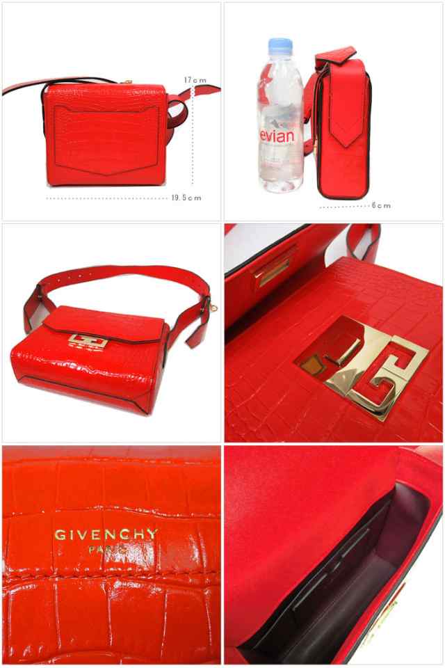 ジバンシィ GIVENCHY ショルダーバッグ レディース BB50B1B0LK 600(レッド) クロコ調 エデン スモールバッグ 肩掛け ｜au  PAY マーケット