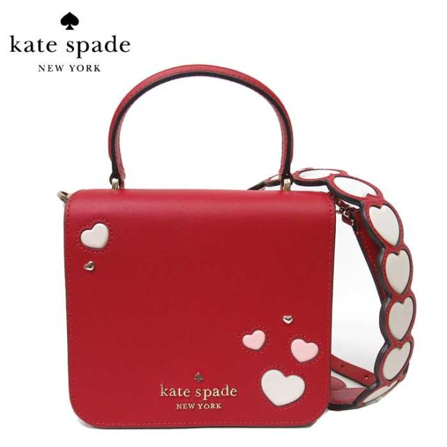 ケイトスペード バッグ ショルダーバッグ kate spade ステイシー スウィート ハート スクエア 2WAY クロスボディ 斜め掛け KA811 600(レッド×マルチカラー) アウトレット kate spade  の通販は
