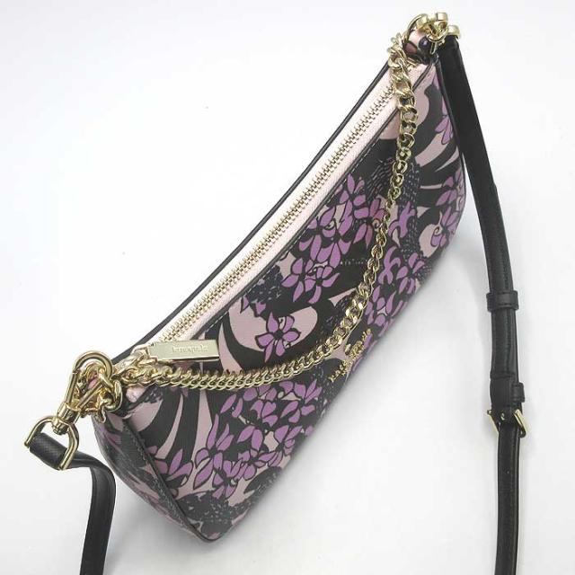 ケイトスペード ニューヨーク バッグ ショルダーバッグ kate spade NEW YORK マディソン スネーク ガーデン プリント ミディアム ロゴメタル 2WAY 斜め掛け KI938 651 (ピンク×マルチ) アウトレット レディース ケイトスペード ニューヨーク バッグ ショルダーバッグ kate spade NEW