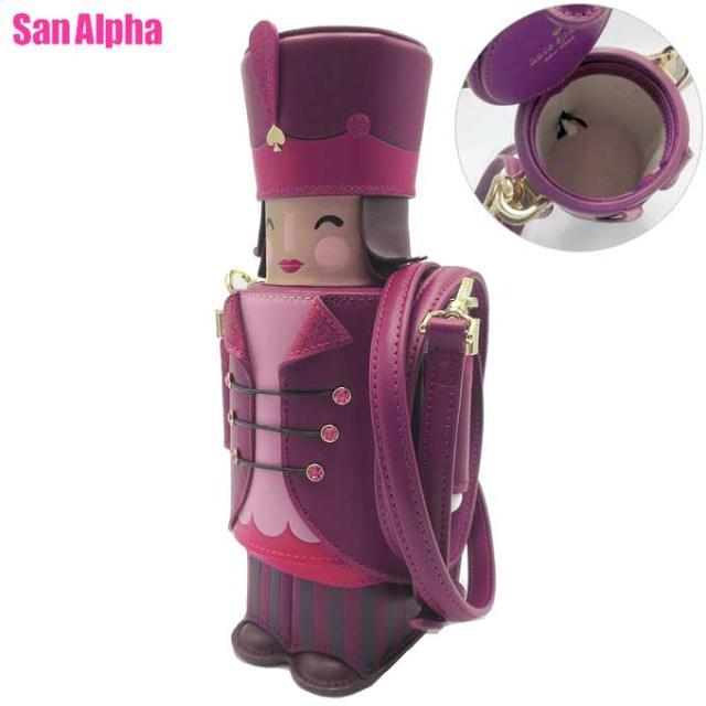 ケイトスペード ニューヨーク バッグ ショルダーバッグ kate spade NEW YORK オー ワッツ ファン レザー 3D ナッツクラッカー 斜め掛け KJ074 960 (マルチカラー) アウトレット レディース