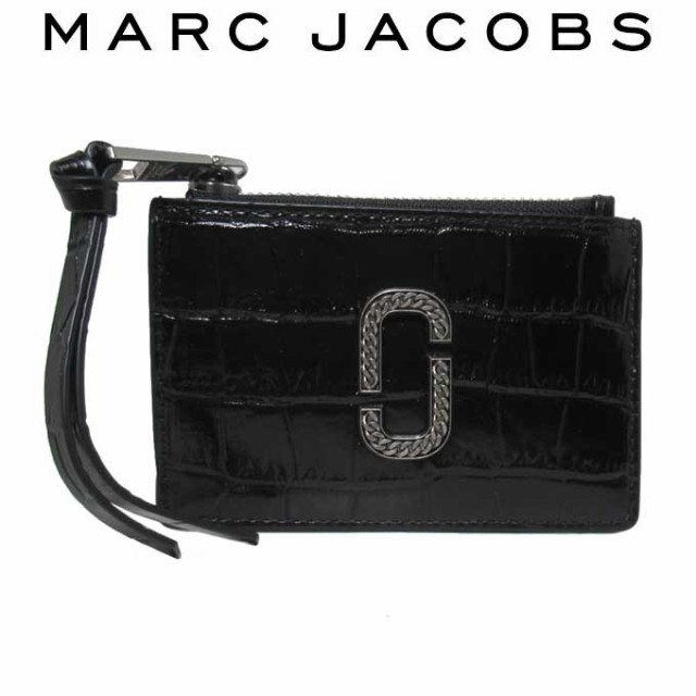 マークジェイコブス 財布 MARC JACOBS レザー ザ クロコ エンボス トップ ジップ マルチ ウォレット L字ジップ ウォレット  キーリング付｜au PAY マーケット