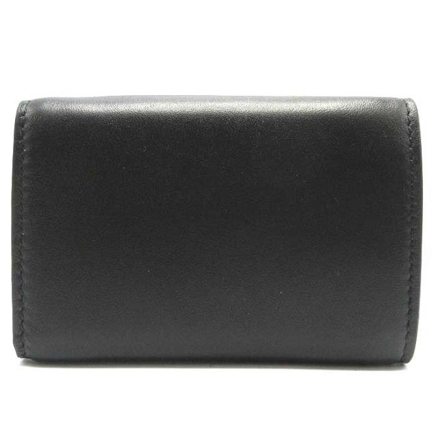 メゾンマルジェラ 財布 三つ折り財布(小銭入れなし) Maison Margiela 11 レザー 4ステッチ コンパクト ミニ財布 S56UI0212 P4985 T8013 (ブラック) レディース メゾンマルジェラ 財布 三つ折り財布(小銭入れなし) Maison Margiela