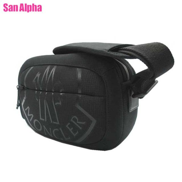 MONCLER ショルダーバッグ 「CUT CROSS BODY」(ブラック) MONCLER Cut