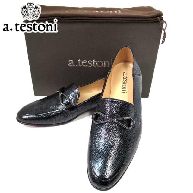 美品 ア テストーニ a.testoni 90年代ヴィンテージ 2way ショルダー  