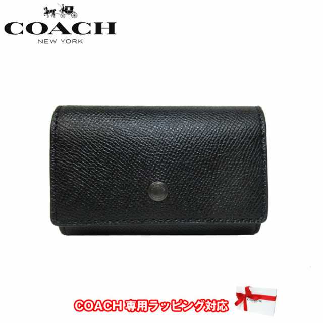 コーチ アウトレット COACH キーケース F73992 5連 【丸ロゴ】 クロス