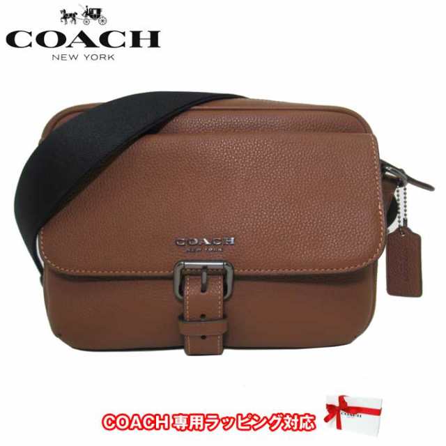 コーチ ショルダーバッグ 斜めがけ メンズ COACH C5399 QB/SD(ブラウン